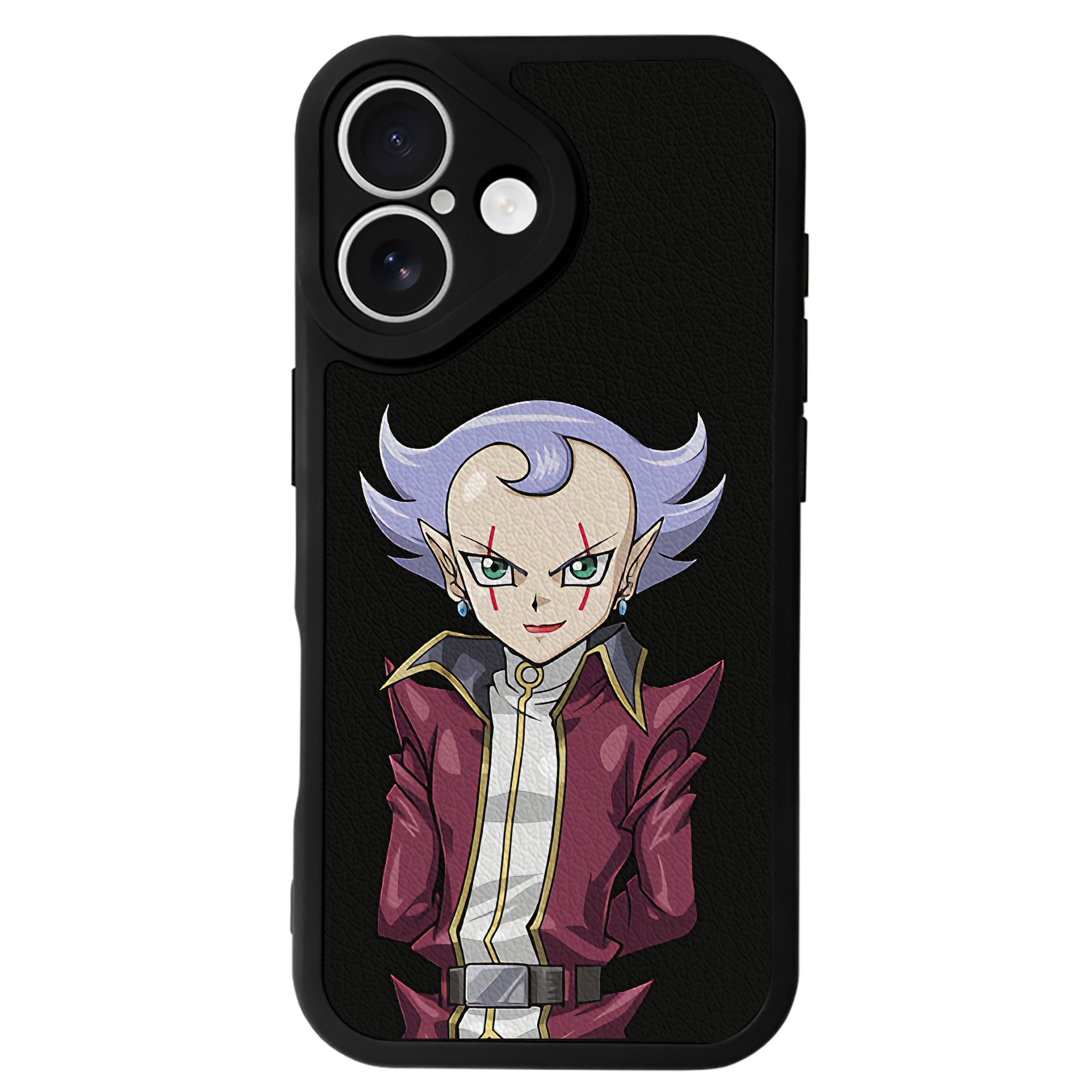遊☆戯☆王 Yu-Gi-Oh! 【iPhone 16シリーズ対応】シリコンスマホケース（レザー調） 材質：シリコン